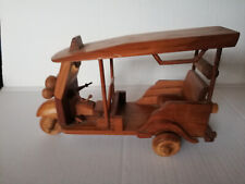 Holz Tuk Tuk, Fahrzeug aus Thailand, Handarbeit, Thai Souvenier, Deko