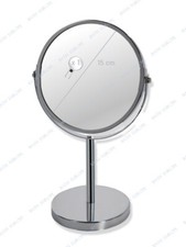 Sydney Chrom Standspiegel Kosmetikspiegel Metall Verchromt REDUZIERT