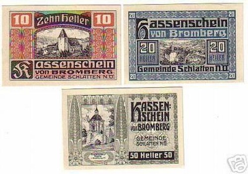 Banknoten notgeld gemeinde - 3,