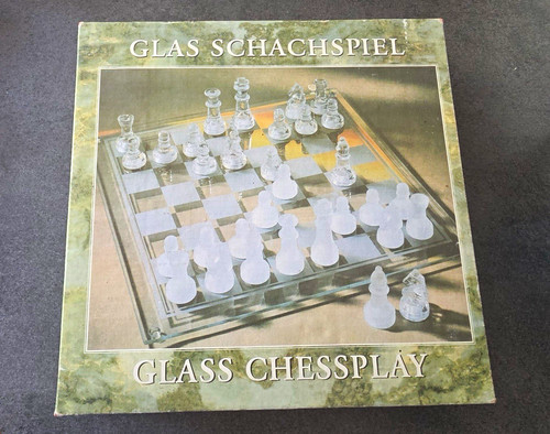 Glas schachspiel 20x20 - 20x20, –