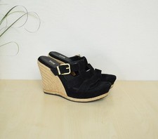 schöne UGG Wedges Echtleder Pantoletten Gr. 40 mit Keilabsatz - TOP Zustand