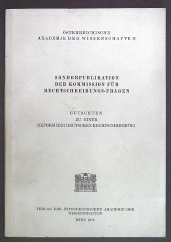 Gutachten einer reform der - zu,