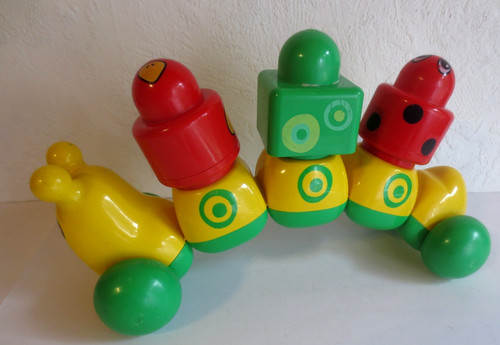Lego primo raupe gelb grün - primo,