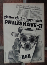 Philips Philishave 3 Rasierer Werbung bzw Reklame
