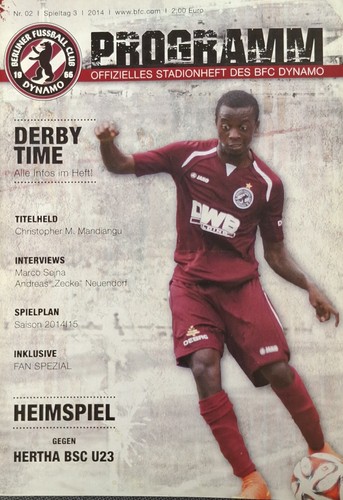 Programm bfc hertha - -, u23