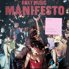 Roxy Music Manifesto Vinyl Record VG/VG POLH 001 1979