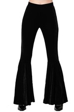 Killstar Samt Schlaghose - Marisol Gothic