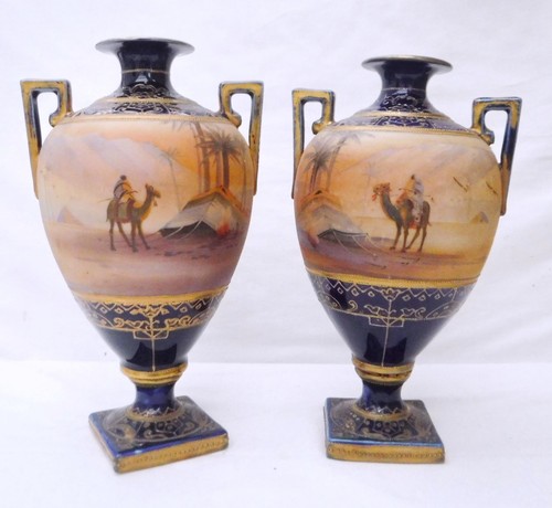 Noritake paar wüstenszene - paar,