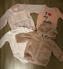 Kleiderpaket 4 Teile   Mädchen Rosa 56-68