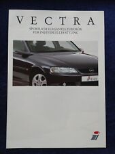Irmscher  Opel Vectra B Zubehör Prospekt 10.1995 + Preisliste