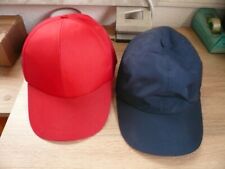 JES Collection rote Scirmmütze neu+Klepper Schirmmütze d'blau  gebraucht