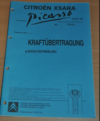 Werkstatthandbuch citroen - werkstatthandbuch,