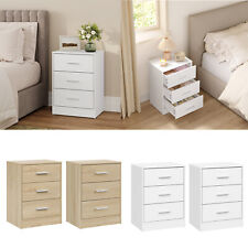 WOLTU Nachttisch 2er Set mit 3