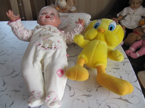 Babypuppe antik - babypuppe,