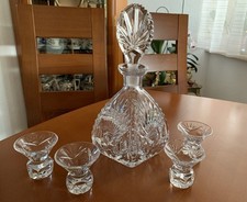 Bleikristall Likör Set - Karaffe Gläser- Mundgeblasen Handgeschliffen Top Zustan