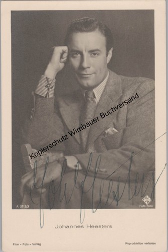 Original autogramm johannes - original,