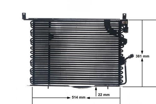 Mahle kondensator klimaanlage - kondensator,