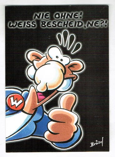 Werner comic - ak, (von