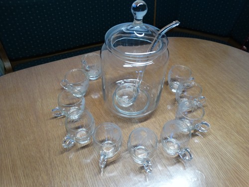 Bowle set kristall und glas - kristall,