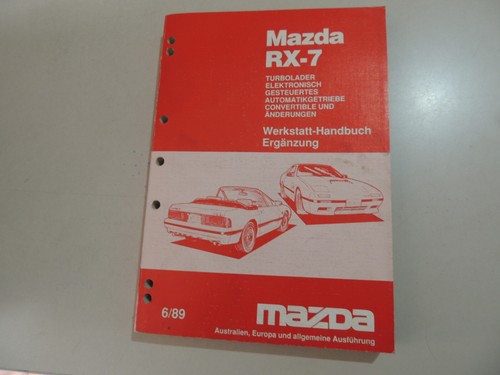 Mazda turbo cabrio fc - rx-7, /