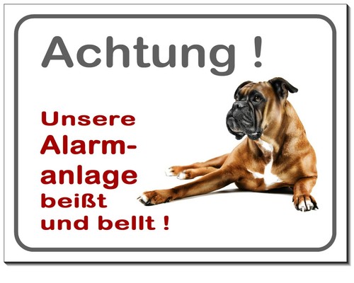 Boxer-Hund-Alu-Schild-3
