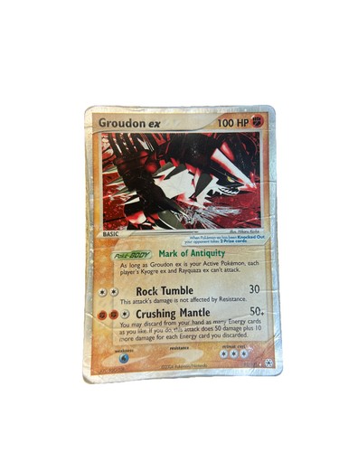 Groudon 101 hidden - ex,