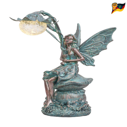 Solarbeleuchtung gartenfigur - solarbeleuchtung,
