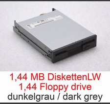 1,44 MB FLOPPY DRIVE FDD DISKETTENLAUFWERK FLOPPY DUNKELGRAU FAST SCHWARZ BLACK