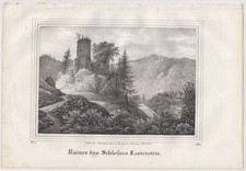 Lithografie: Ruinen des