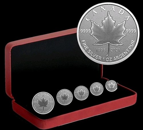 Silver maple leaf 5 - $,