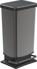 Rotho Treteimer Paso 40 L graphit Mülleimer Abfalleimer