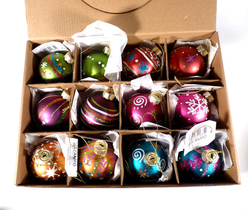 12er set christbaumschmuck - 12er,