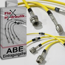 Für Mercedes Ponton [W121 Stufenheck] Stahlflex Bremsleitung - gelb