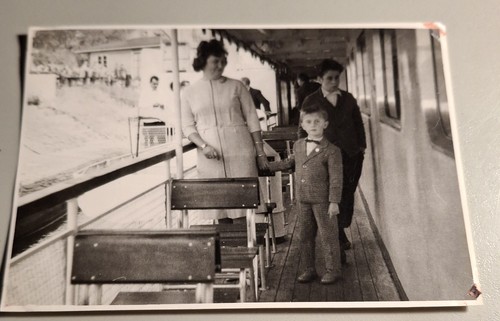 Altes foto vintage motorschiff - vintage,