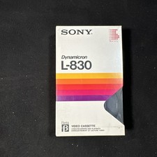 Betamax Sony L-750 Dynamicron Videokassetten neu und original verpackt