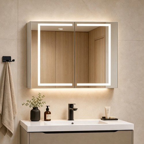 Led spiegelschrank badspiegel - spiegelschrank,