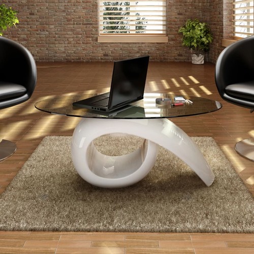 Vidaxl couchtisch mit ovaler - couchtisch,