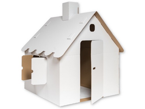 Spielhaus aus wellpappe - 5x,