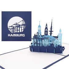 Pop Up Karte „Hamburg -