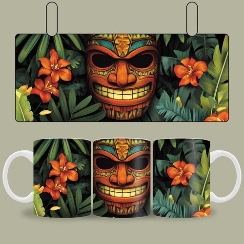 Kaffeetasse tiki maske tasse - kaffeetasse,