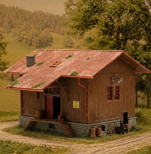 Diorama spur güterschuppen - diorama,