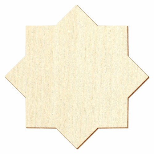 Holz stern zacken - 8, stern-