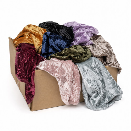 Crushed velvet stoff - crushed,
