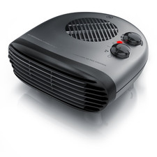 Brandson Schnell-Heizlüfter Fan Heater 3 Stufen mit Thermostat 2000W Cool Grey