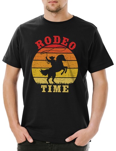 Rodeo time herren shirt - herren, 4xl