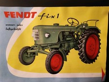 Fendt Fix 1 Original Prospekt 50er Schlepper Traktor Marktoberdorf