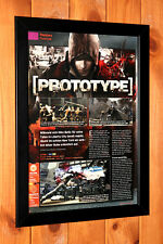 Prototype PS3 PS4 Xbox One 360 Rare promo Small Poster / Ad Page Framed