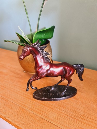 Massive bronze rennpferd - massive,