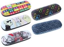 Stabiles Hartschalen-Brillenetui ELBA ART mit Metallscharnier in versch. Designs