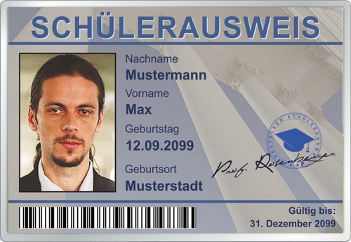 Schülerausweis schule - schülerausweis,,